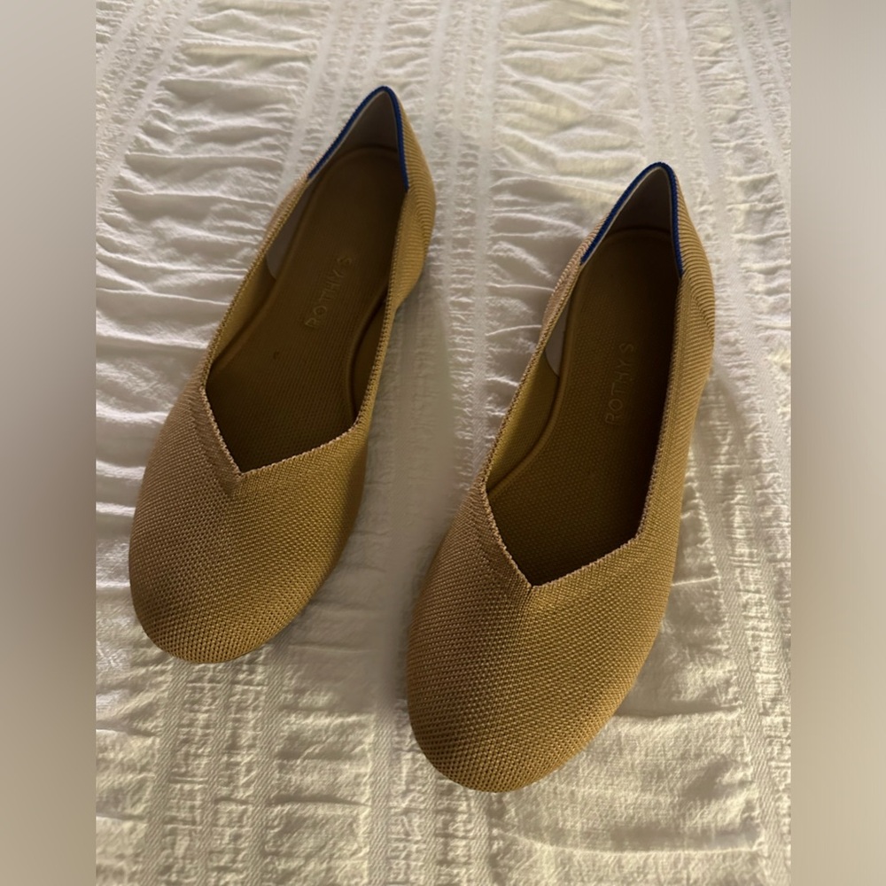 Rothy's Ballet Flats - women's size 11.5 Camel